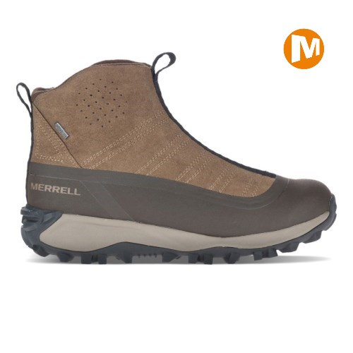 Merrell Thermo Snowdrift Zip Mid Shell Wanderschuhe Herren Braun [DE-LYWKC]